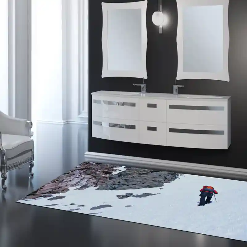 Tappeto Passatoia Salotto Cucina Bagno Lavabile Sport Escursionismo Montagna Alta Quota - SPO0040