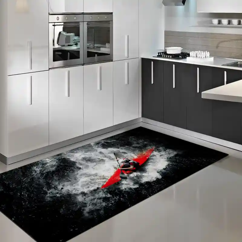 Tappeto Passatoia Salotto Cucina Bagno Lavabile Sport Acquatico Canoa Kayak Imbarcazione - SPO0031