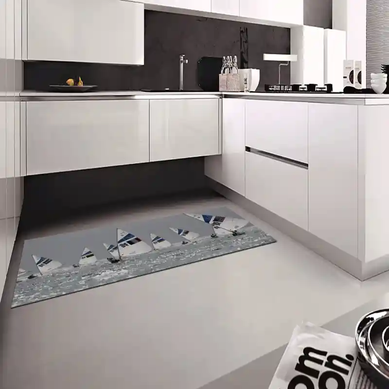 Tappeto Passatoia Salotto Cucina Bagno Lavabile Sport Acquatici Windsurf Vela Vento Tavola - SPO0030