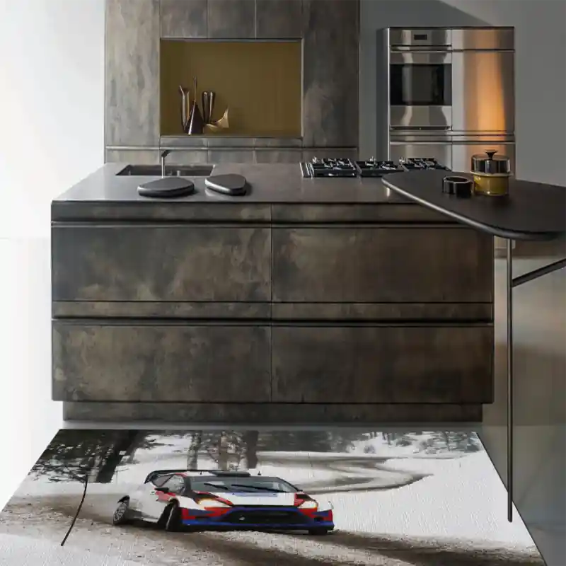 Tappeto Passatoia Salotto Cucina Bagno Lavabile Sport Rally Macchine Gara Motori - SPO0014