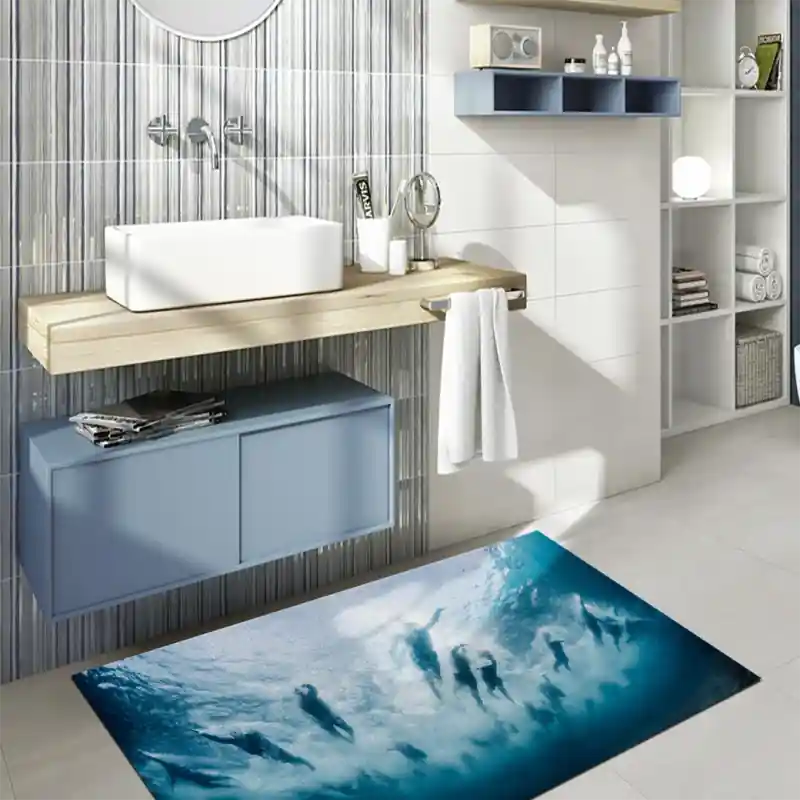 Tappeto Passatoia Salotto Cucina Bagno Lavabile Sport Acquatico Nuoto Gara - SPO0012