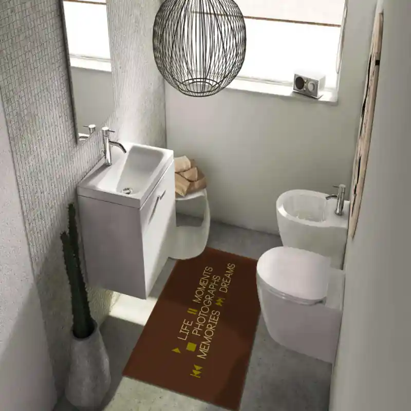Tappeto Passatoia Salotto Cucina Bagno Lavabile Antiscivolo Stampa Digitale Aforismi - AFO0005