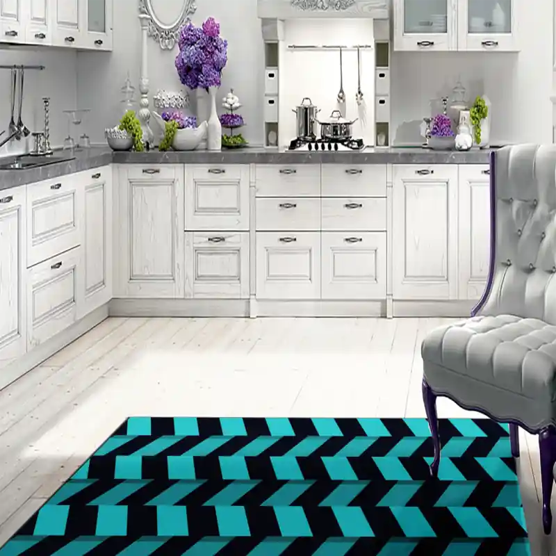 Tappeto Passatoia Salotto Cucina Bagno Lavabile Pattern Motivo Geometrico Rettangolo Caos - PATT0023