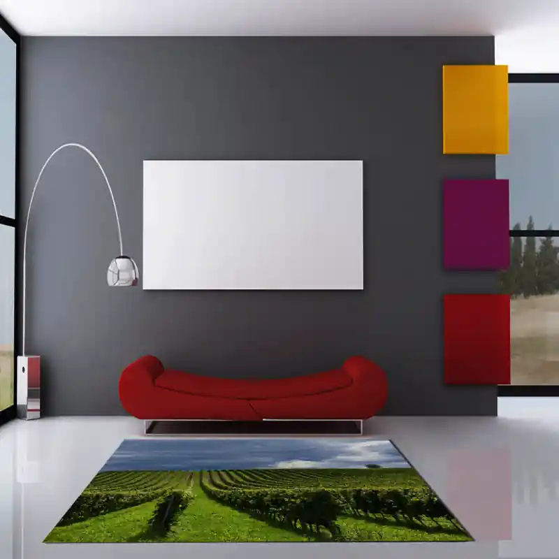 Tappeto Passatoia Salotto Cucina Bagno Lavabile Antiscivolo Stampa Digitale Agricoltura - AGR0002