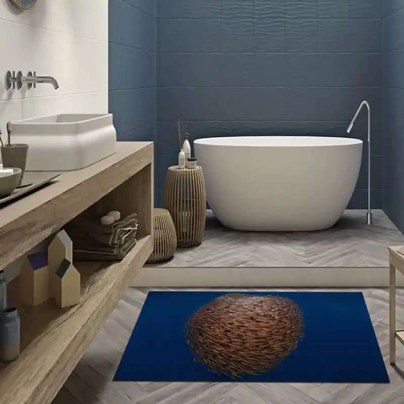 Tappeto Passatoia Salotto Cucina Bagno Lavabile Banco Pesci - PESC00030