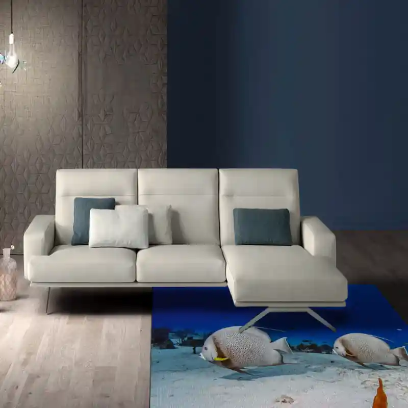 Tappeto Passatoia Salotto Cucina Bagno Lavabile Pesci Tropicali Fondale Marino - PESC0029