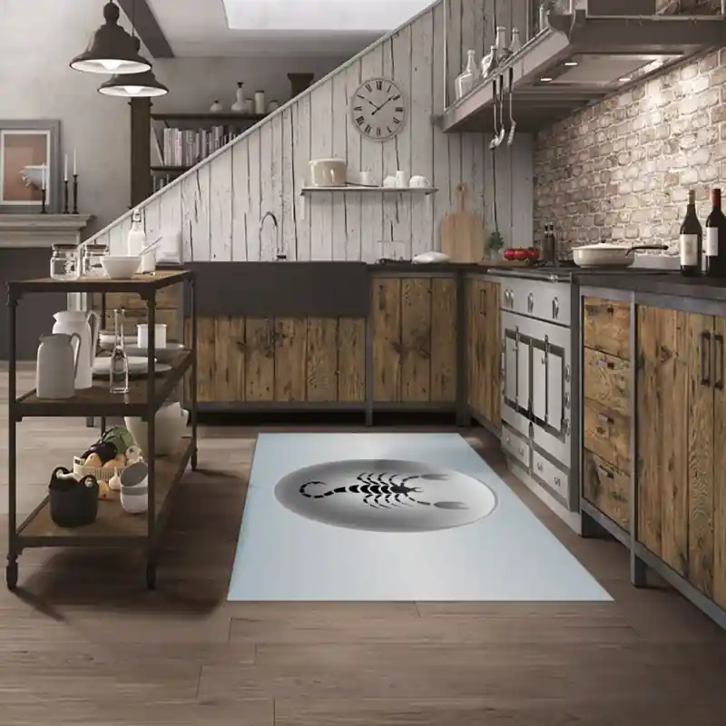 Tappeto Passatoia Salotto Cucina Bagno Lavabile Segno Zodiacale Scorpione Acqua Ottobre - SCO0001
