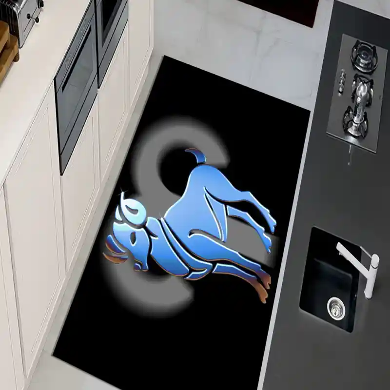Tappeto Passatoia Salotto Cucina Bagno Lavabile Segno Zodiacale Ariete Fuoco Marzo Aprile - ARI0002