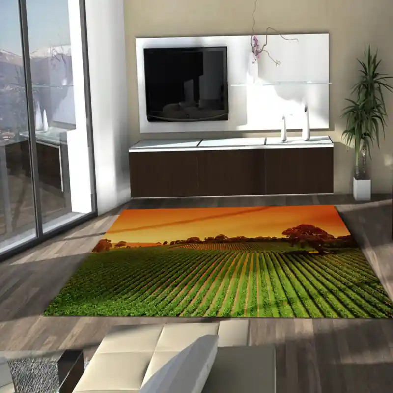 Tappeto Passatoia Salotto Cucina Bagno Lavabile Antiscivolo Stampa Digitale Agricoltura - AGR0001