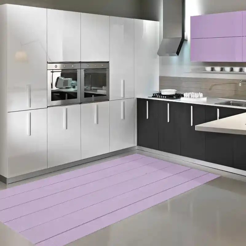 Tappeto Passatoia Salotto Cucina Bagno Lavabile Shabby Chic Rosa Stile Parquet - SHAB0005ROSA