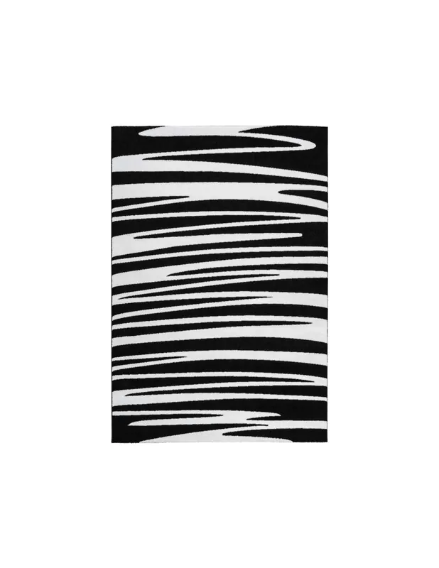 Tappeto Broadway 200 Bianco Nero