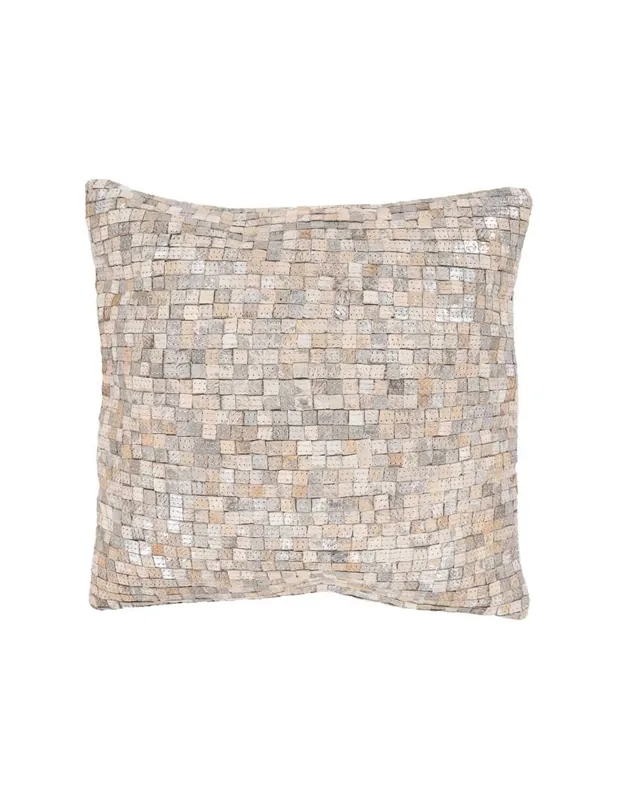 Tappeto Finish Cuscino 100 Bianco Argento