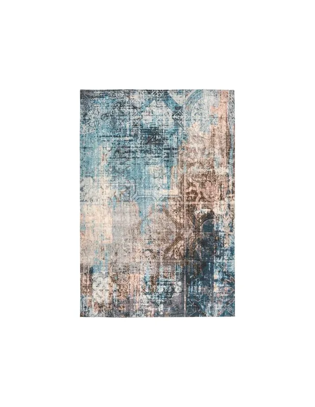 Tappeto Indiana 300 Blu Marrone
