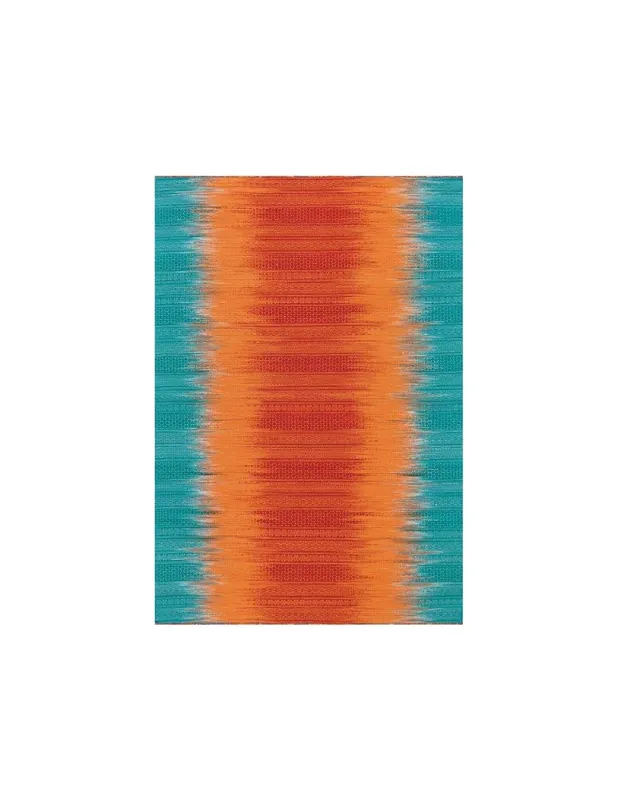 Tappeto Sunset 8070 Arancione Blu
