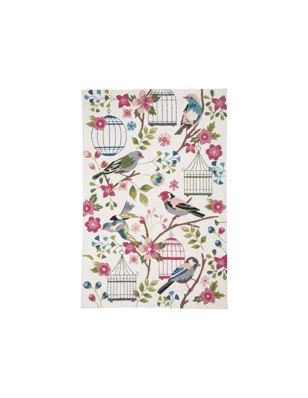 Tappeto Rosetta Gf 019 103 Bianco Multi