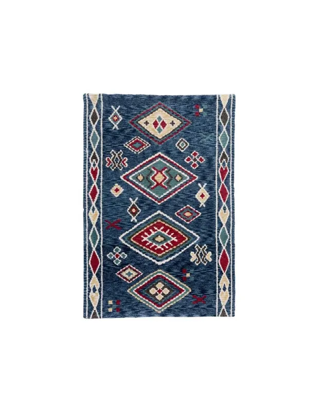 Tappeto Vittoria Gf 016 705 Blu Multi