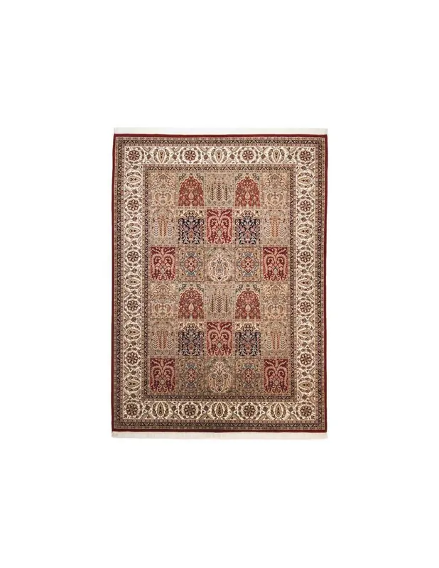 Tappeto Sirsa Silk Bakt. N 562 Rosso Crema