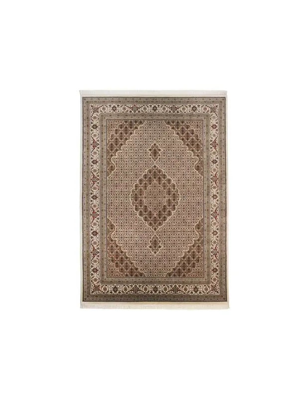 Tappeto Sirsa Silk Tabriz Ma 573 Crema Crema