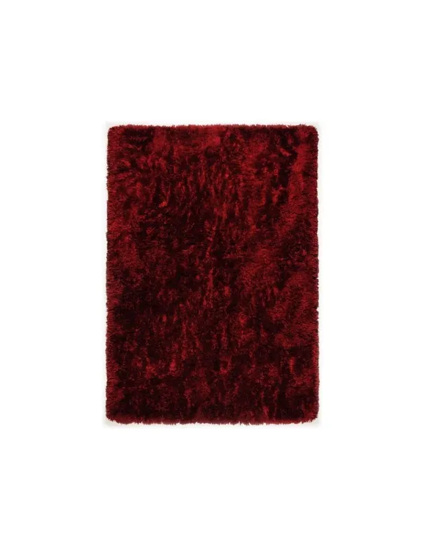 Tappeto Flokato Uni 200 Rosso
