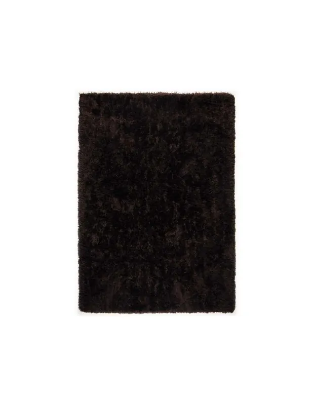 Tappeto Flokato Uni 508 Dark Marrone