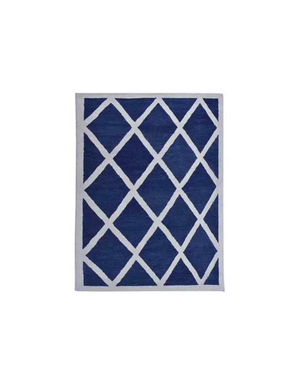Tappeto Royal Design 099 565 Blu Crema