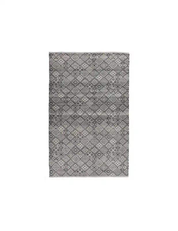 Tappeto Molde 14005 615 Nero Bianco