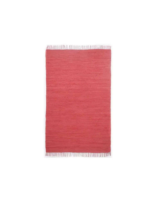 Tappeto Happy Cotton Uni 200 Rosso