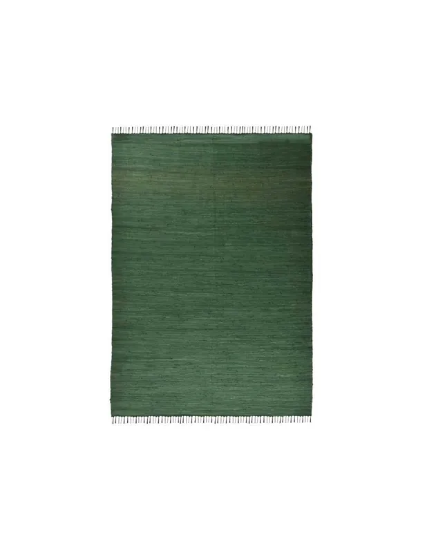 Tappeto Happy Cotton Uni 308 Dark Verde