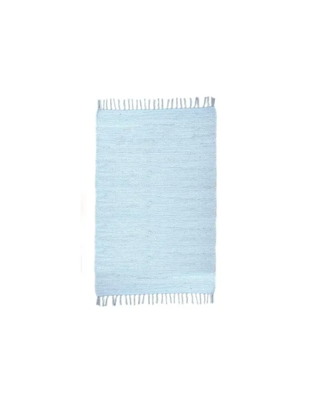 Tappeto Happy Cotton Uni 707 Blu Chiaro