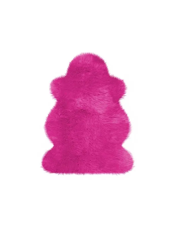 Tappeto Shaun Lammfell 240 Rosa