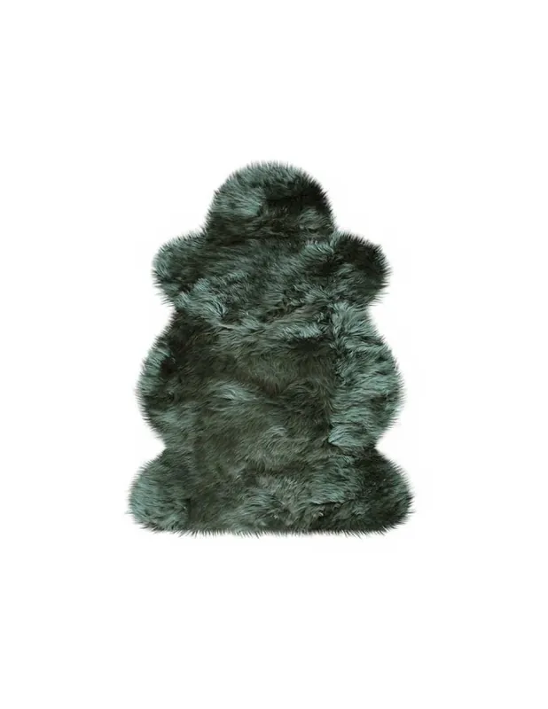 Tappeto Shaun Lammfell 309 Dark Verde