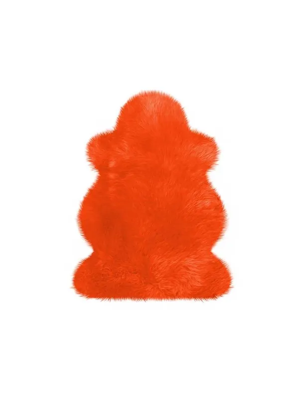 Tappeto Shaun Lammfell 400 Orange