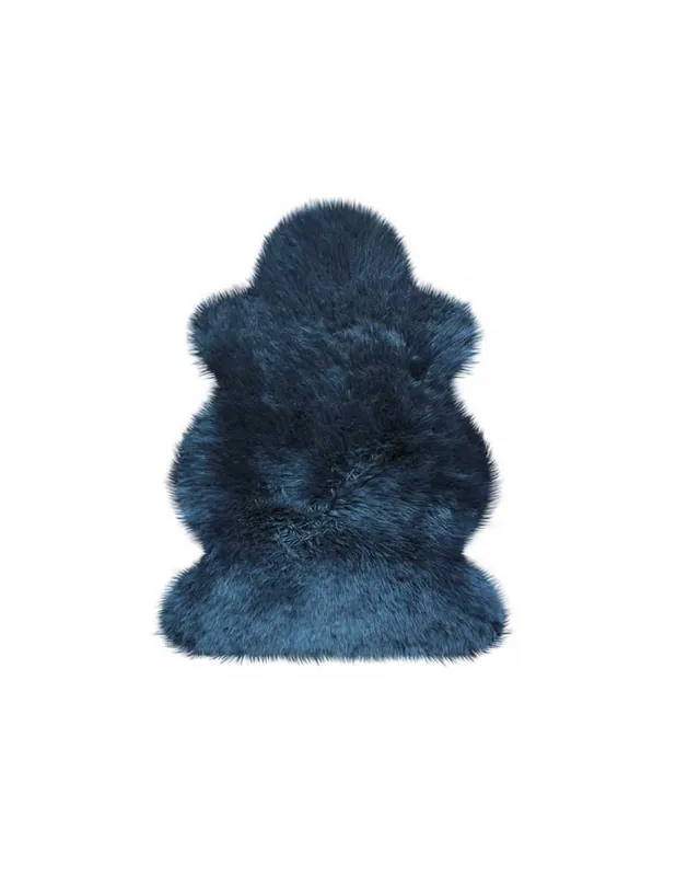 Tappeto Shaun Lammfell 700 Blu