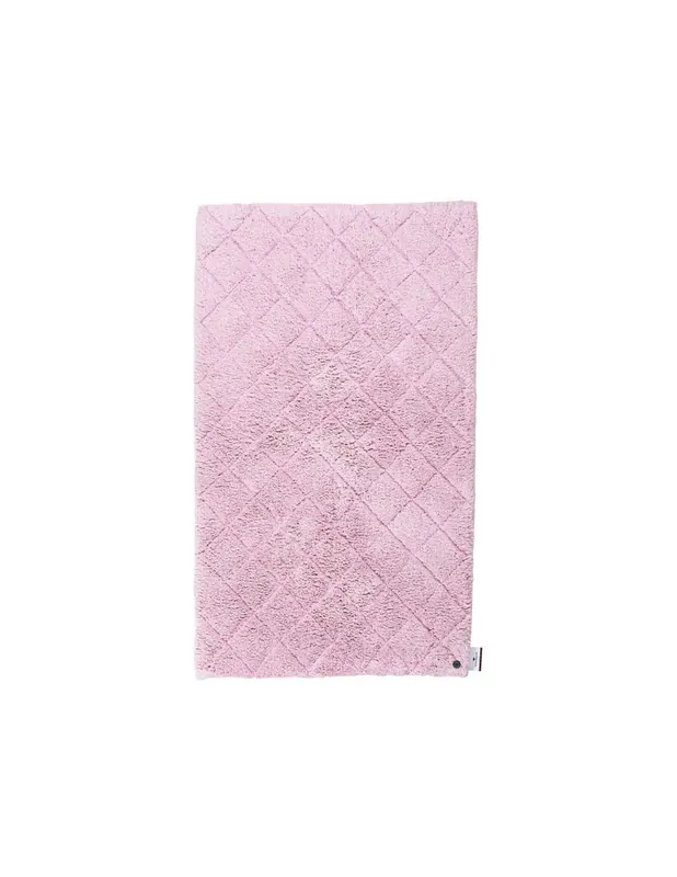 Tappeto Cotton Pattern Diamond 250 Rosa