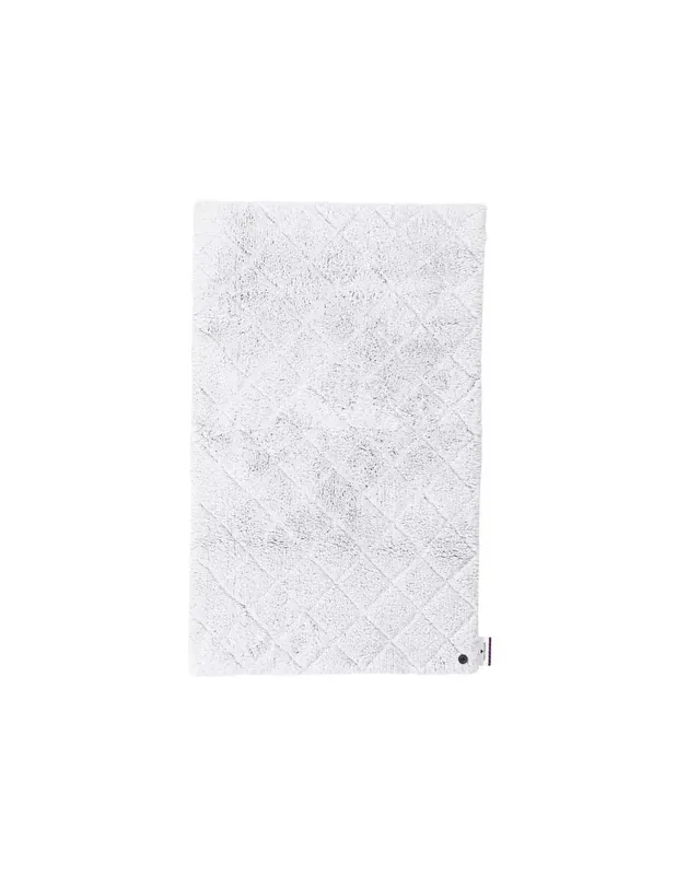 Tappeto Cotton Pattern Diamond 641 Argento