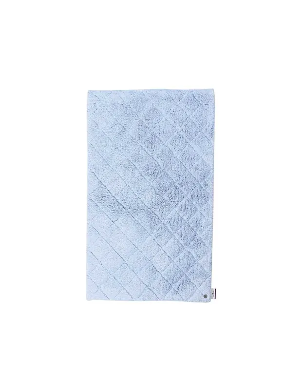 Tappeto Cotton Pattern Diamond 707 Blu Chiaro