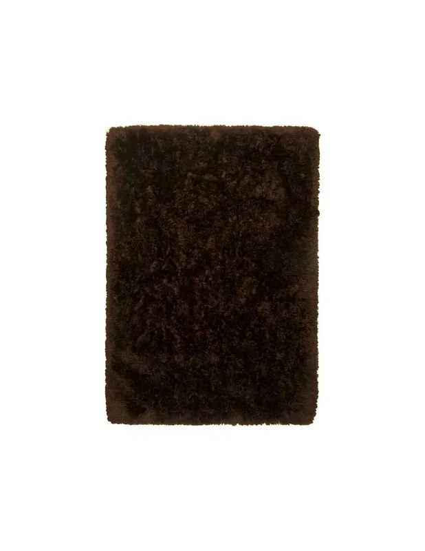 Tappeto Flocatic Uni 508 Dark Marrone