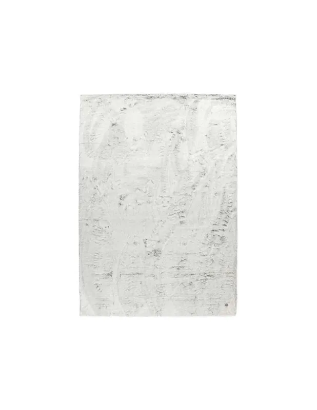 Tappeto Furry Uni 640 Argento
