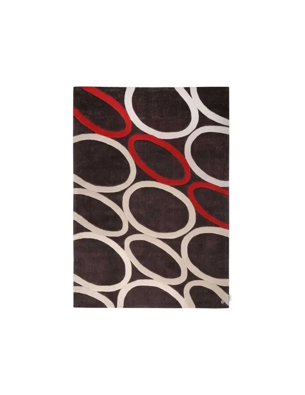 Tappeto Life Oval 201 Rosso