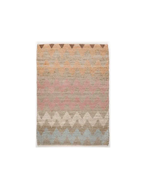 Tappeto Smooth Comfort Pas.Zigzag 115 Naturale Multi