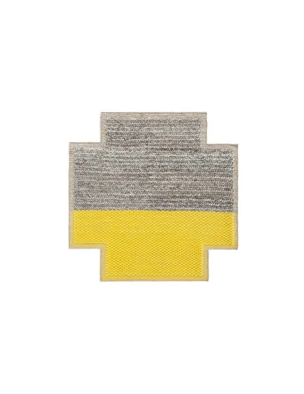 Mangas Square Plait Square Yellow