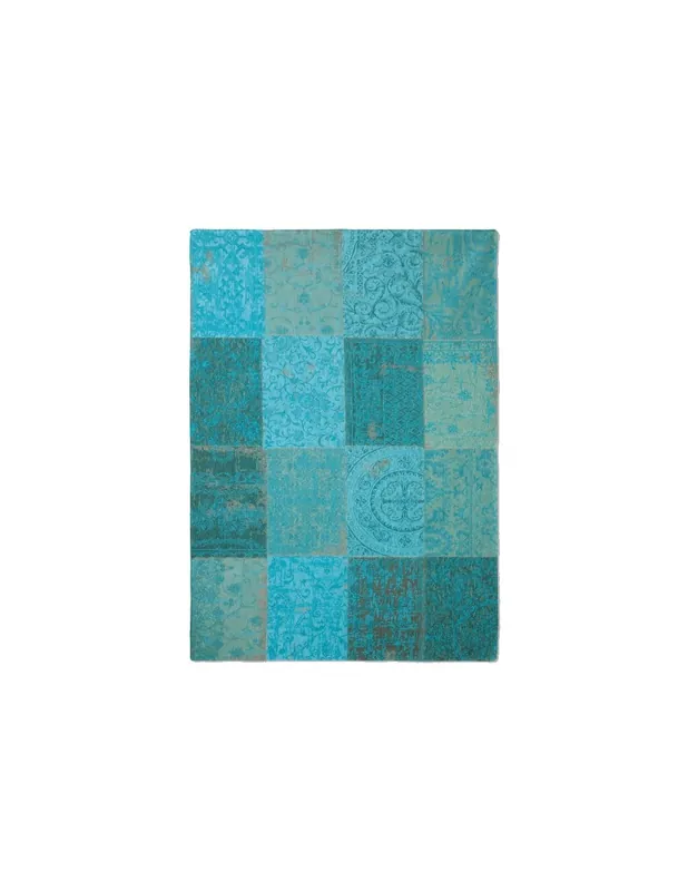 Tappeto Vintage Patchwork Azur 8015
