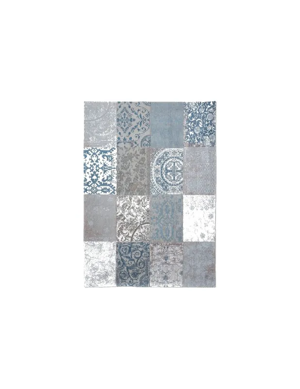 Tappeto Vintage Patchwork Bruges Blue 8981