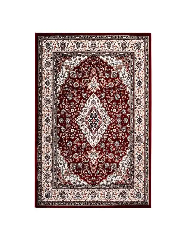 Tappeto Isfahan 740 Rosso