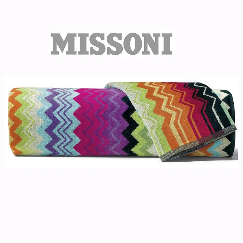 Missoni Home Set Asciugamani - 1 asciugamano + 1 ospite zig zag GIACOMO T59