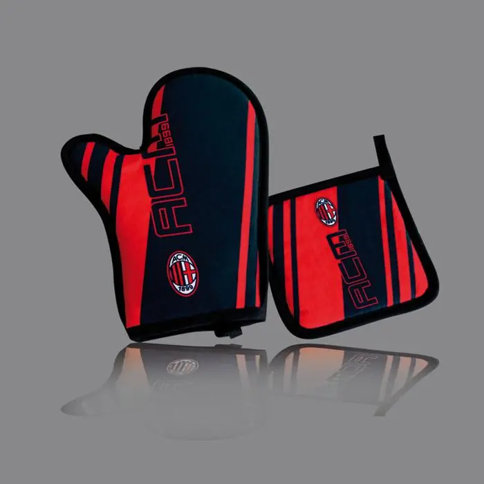 Set Barbecue MILAN in puro cotone GUANTO + PRESINA