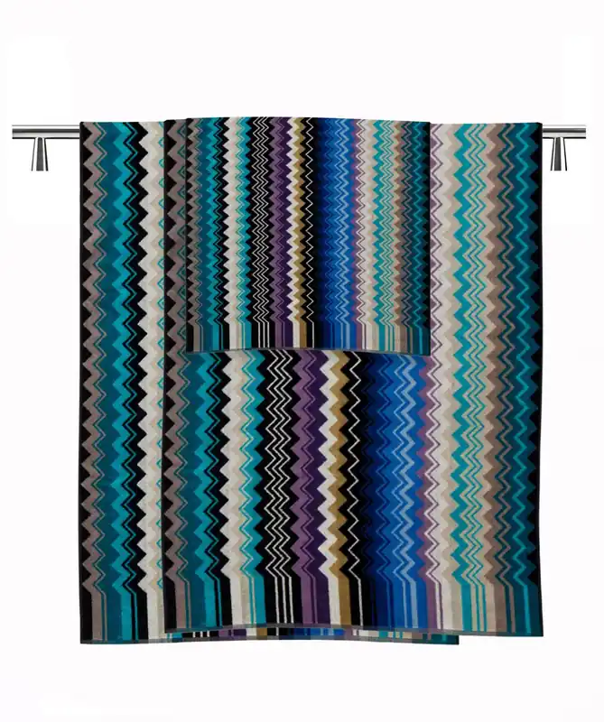Set Asciugamani Missoni 1 asciugamano + 1 ospite GIACOMO 170 chevron