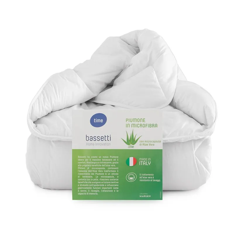 Piumino Bassetti Piumone Anallergico matrimoniale ALOE 250x200 Invernale
