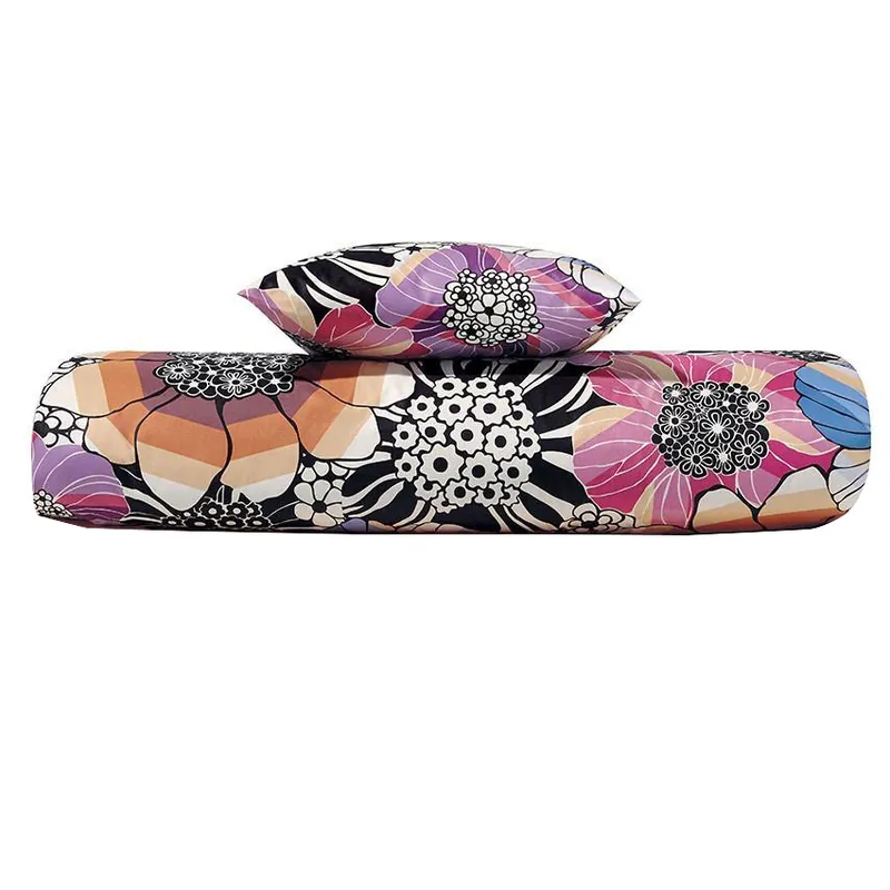 Missoni Home Copripiumino con federe matrimoniale SIBILLA in raso 159