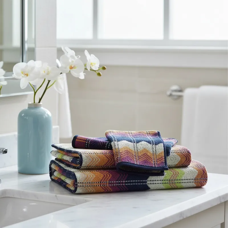 Asciugamani Missoni | asciugamano e ospite TRAVIS 100 onde multicolore